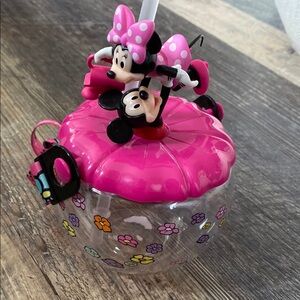 Disney Minnie Mouse Pink Floral sipper